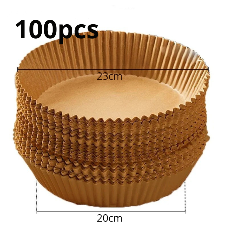 Fôrmas De Papel Para Air Fryer - Compre 100 e Leve +100 GRÁTIS!