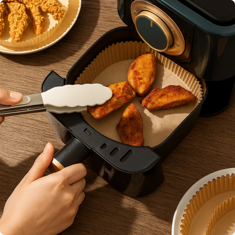 Fôrmas De Papel Para Air Fryer - Compre 100 e Leve +100 GRÁTIS!