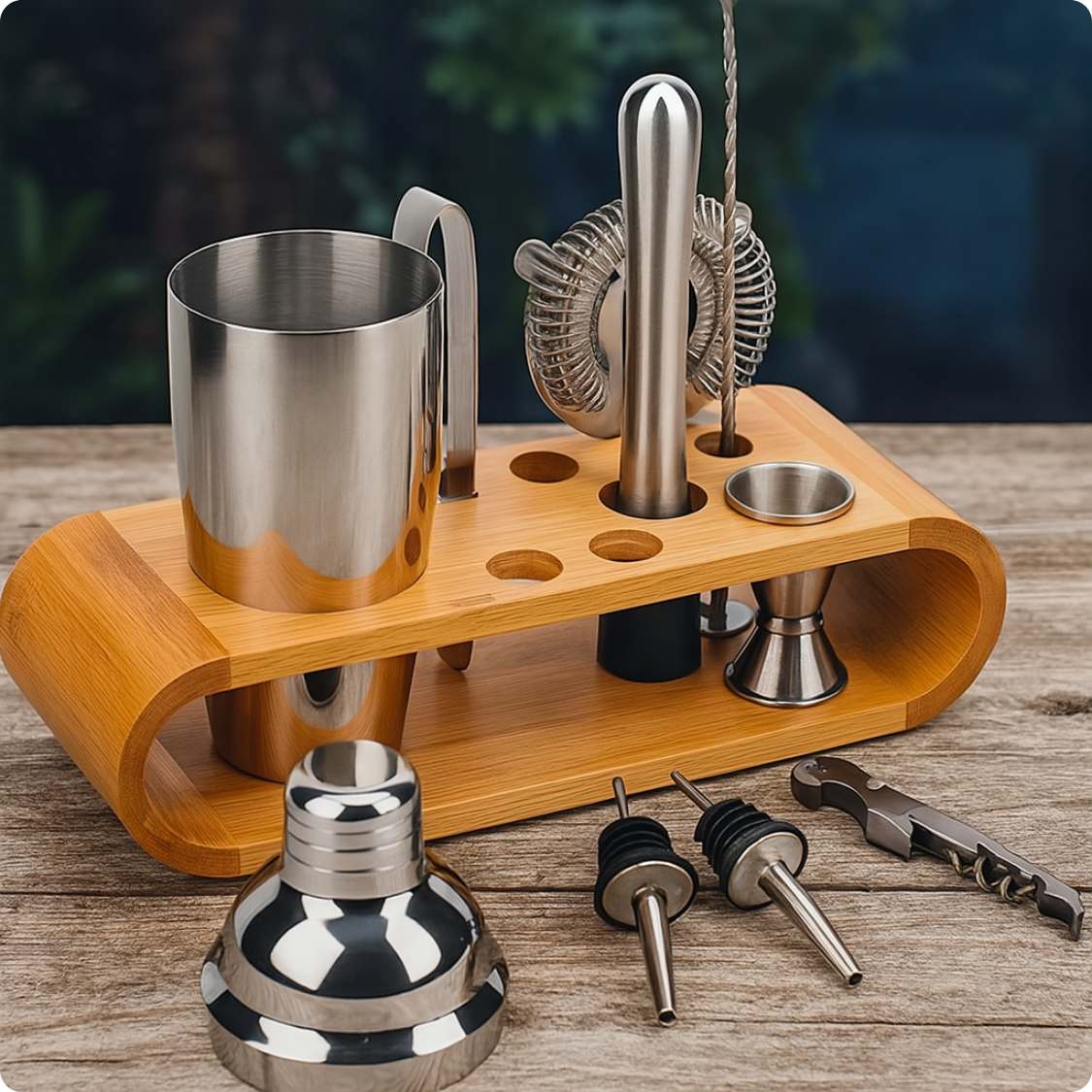 Kit Coqueteleira Inox