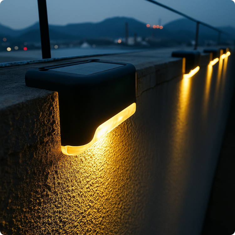 Luminária Solar LED Automática BILLA para Áreas Externas
