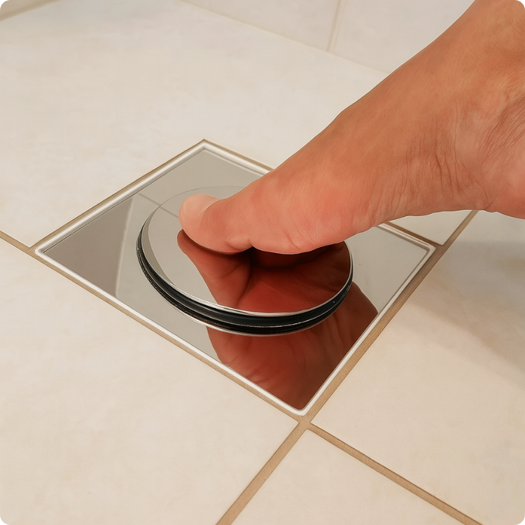 Ralo Inteligente ClickOne Inox Cromado