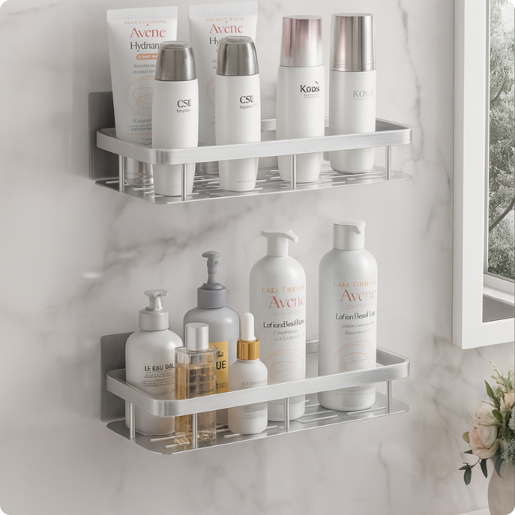 Kit Suporte de Banho Premium - Sem Perfuração