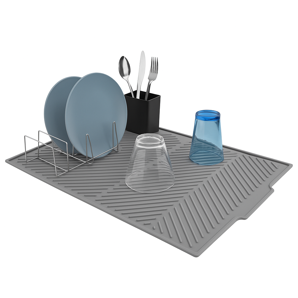 Tapete de Silicone Antiderrapante para Cozinha