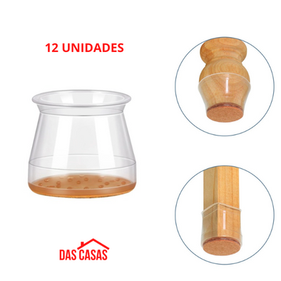 Protetor Para Pernas de Móveis -  ProtectLeg® [COMPRE 12 UNIDADES E LEVE 24 UNIDADES]