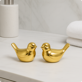 Passarinhos de Porcelana DC Home [3 Unidades]