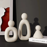 Escultura Minimalista Família