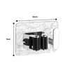 Suporte de Mops e Vassouras Modern Lar / Fixação Forte e Organização Perfeita sem Furos + Gancho Extra para Utensílios!