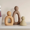 Escultura Minimalista Família