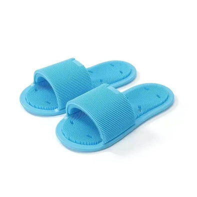 Chinelo Spa Clean™ com Cerdas Massageadoras / Limpeza e Relaxamento para seus Pés no Banho!