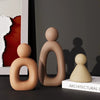 Escultura Minimalista Família