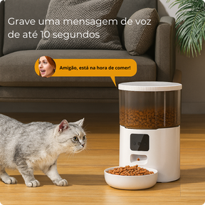 Alimentador Automático Inteligente Para Pets - Newpet [OFERTA ESPECIAL]