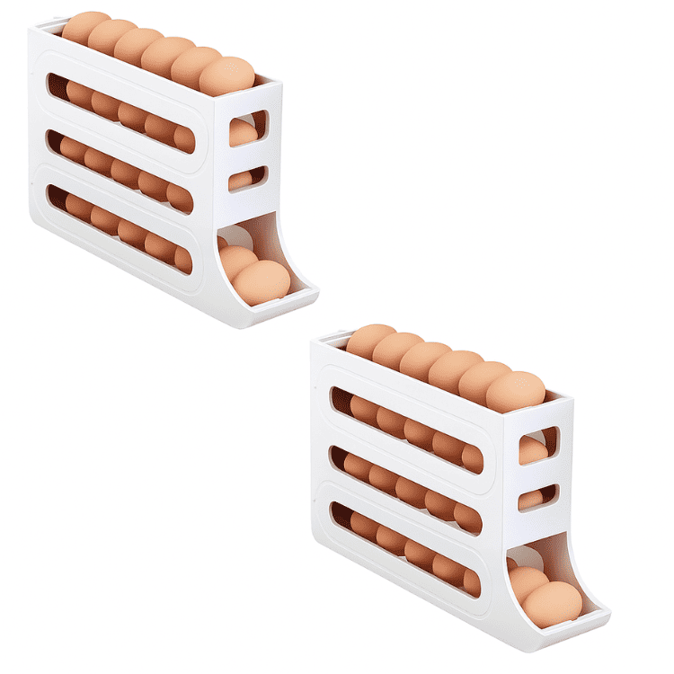 Porta Ovos DeslizaMax 4 Andares [Compre 1 e Leve 2]
