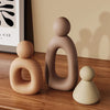 Escultura Minimalista Família