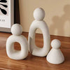 Escultura Minimalista Família