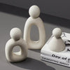 Escultura Minimalista Família
