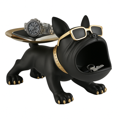 Escultura Doguinho Bocão - Feita em Resina