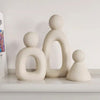 Escultura Minimalista Família